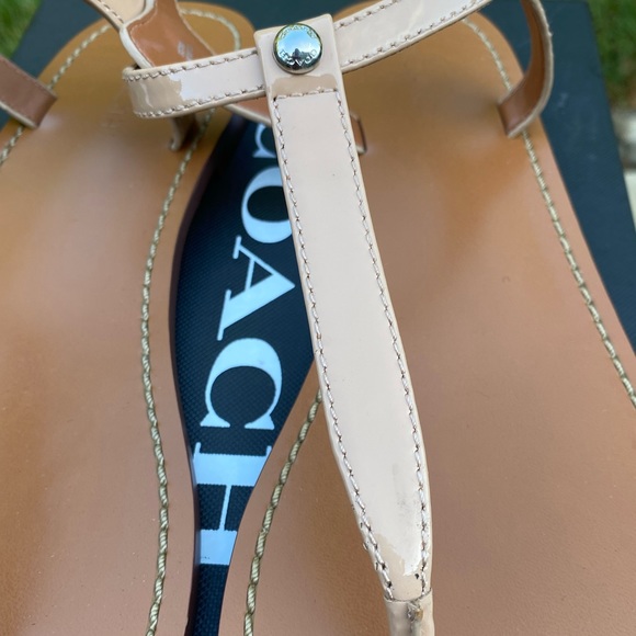 Coach Leila Leather Sandal - Picture 10 of 15
